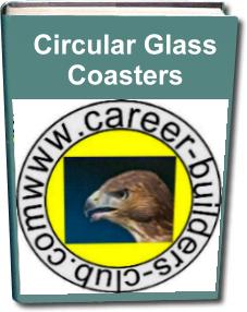 circular glass coasters ecover
